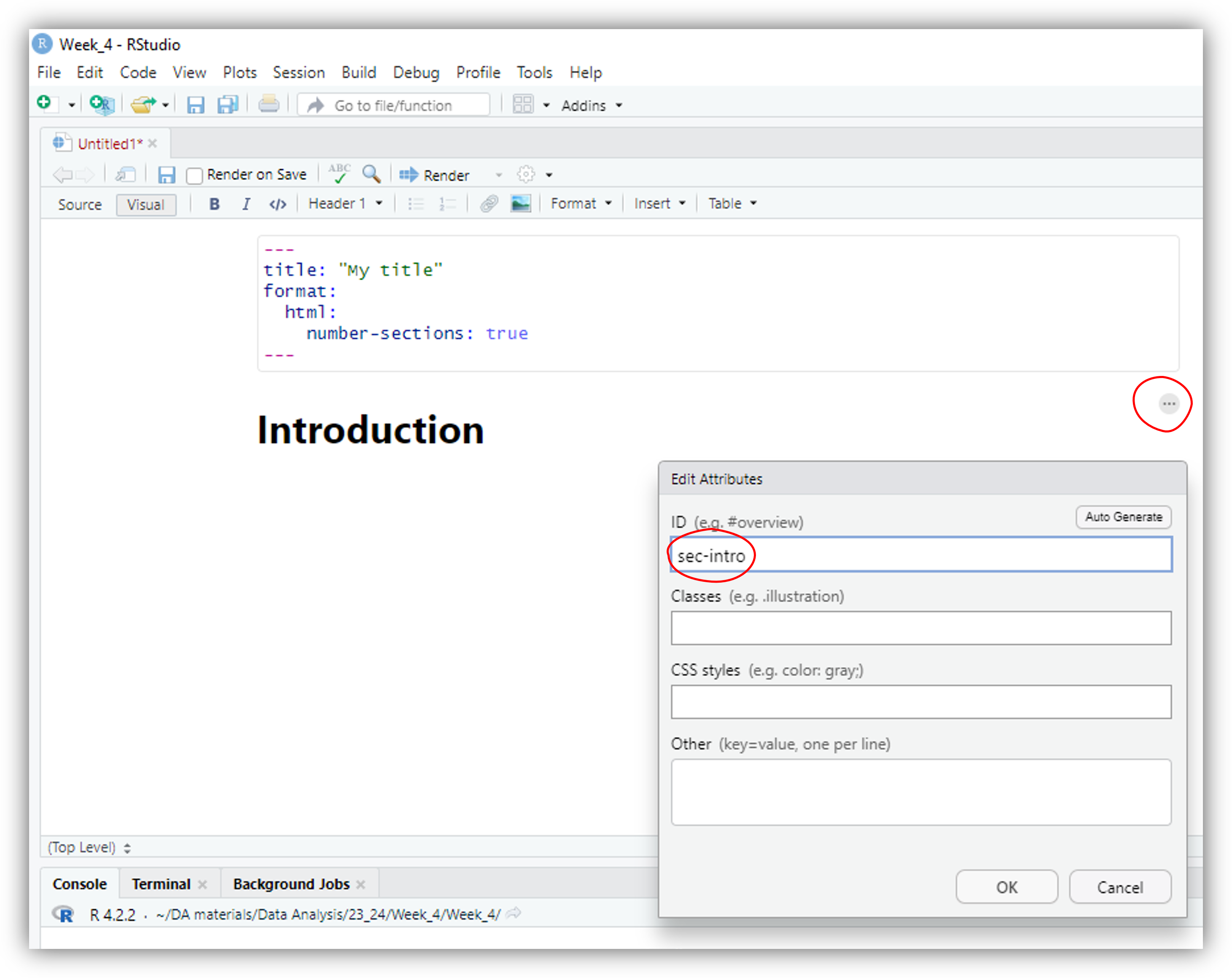 Quattro Python Examples Week 3: Introduction to Quarto – Week_3